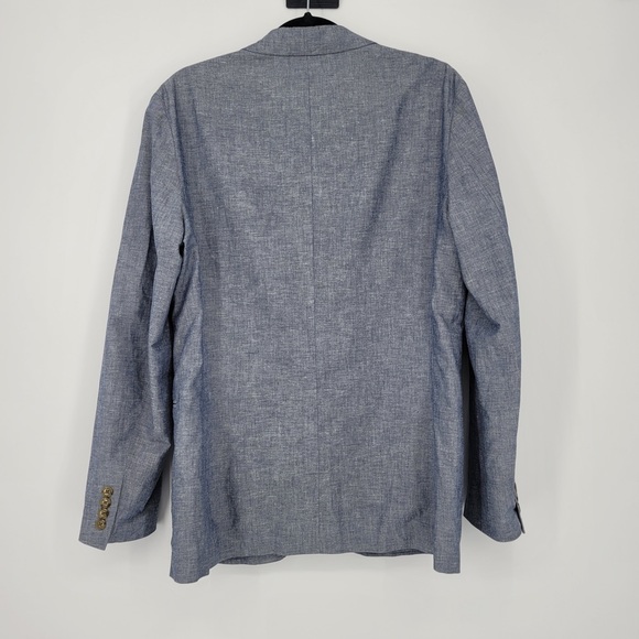 J. Crew Ludlow Cotton Linen Blazer Jacket Sz 38R - Picture 2 of 5